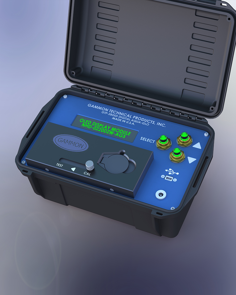 Gammon jet fuel water detector jet fuel water detector